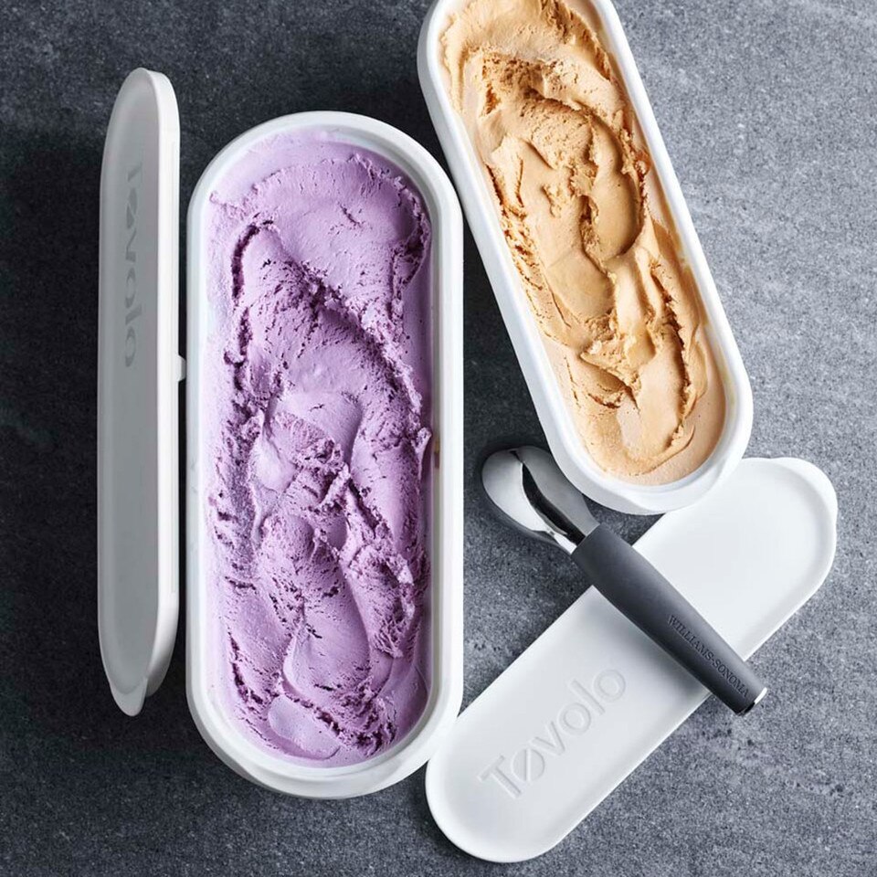 Insulated Ice Cream Storage Tub, Oval | Williams Sonoma Australia Tovolo Stainless Steel Insulated Ice Cream Storage Tub